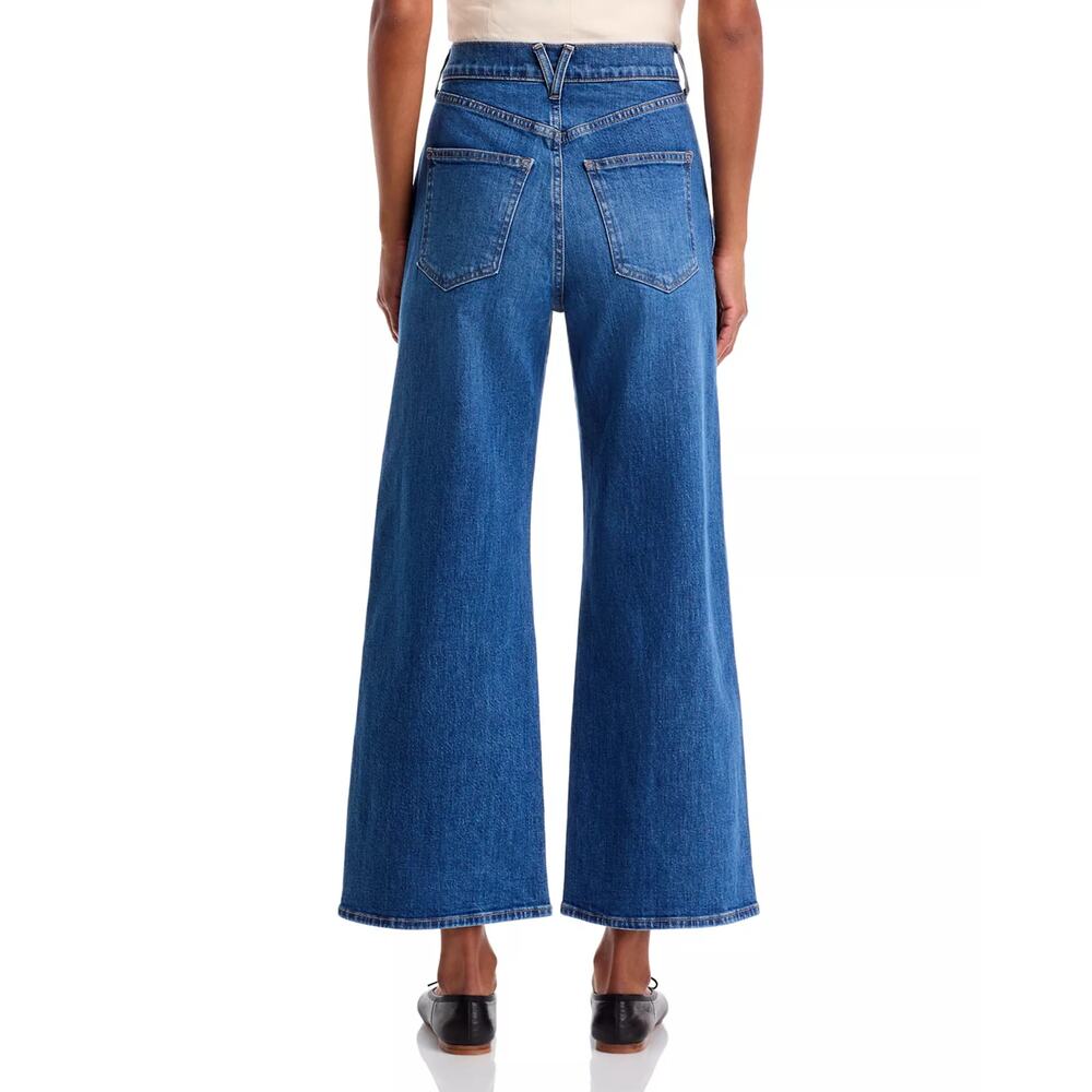 VERONICA BEARD Freddy High-Rise Wide-Leg Jeans - Indigo Rinse Size 26 NWT D0044 - Picture 2 of 6